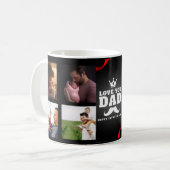 Liebe u Papa glücklicher Vater Tag Kaffeetasse (Vorderseite Links)