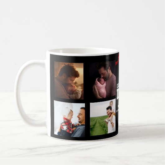 Liebe u Papa glücklicher Vater Tag Kaffeetasse (Links)