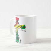 LIEBE U. PEACE-CROSS KAFFEETASSE (Vorderseite Links)