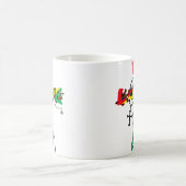 LIEBE U. PEACE-CROSS KAFFEETASSE (Mittel)
