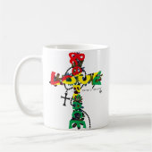 LIEBE U. PEACE-CROSS KAFFEETASSE (Links)