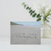 Liebe U Postkarte (Stehend Vorderseite)