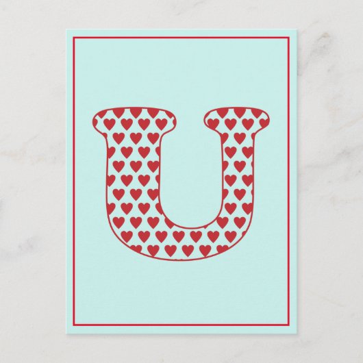 LIEBE U POSTKARTE (Vorderseite)