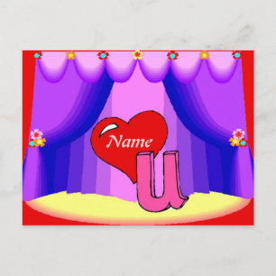 LIEBE U POSTKARTE