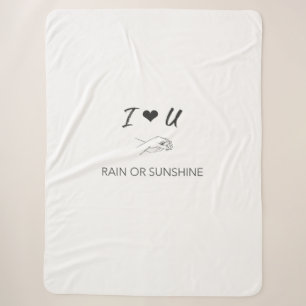 Liebe u Regen oder Sonne Sherpadecke