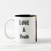LIEBE u. Tod Zweifarbige Tasse (Links)