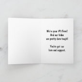 Liebe u. Unterstützung - Kühe Karte (Innenseite)