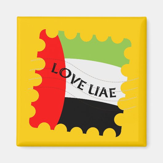 Liebe UAE Magnet (Vorne)