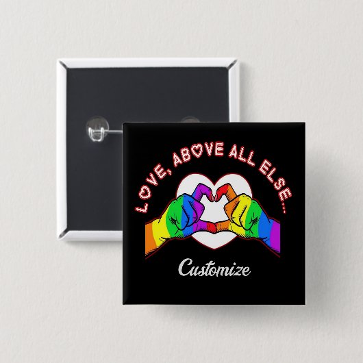 Liebe über allen anderen Schaltflächen Button (Vorne & Hinten)