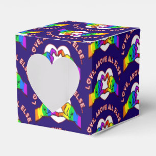 Liebe über alles andere Favor Box Geschenkschachtel