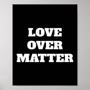 Liebe über Aufheben von Design-Aufklebern1 Poster