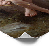 Liebe über das Lookout von William Bouguereau Poster (Ecke)