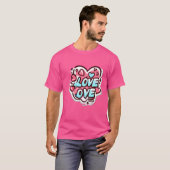 Liebe über Design Freund T-Shirt (Vorne ganz)
