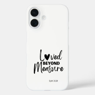 Liebe über die Maßnahme Eph 3:19 hinaus iPhone 16 Hülle