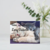 Liebe über große Entfernungen Postkarte (Stehend Vorderseite)