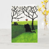 Liebe über große Entfernungen - Vermisst Karte (Gelbe Blume)