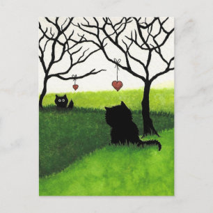 Liebe über große Entfernungen - Vermisst Postkarte