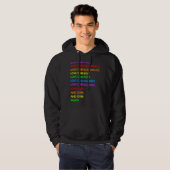 Liebe über Hass-Liebe über Gleichgewichtsverschuld Hoodie (Vorne ganz)