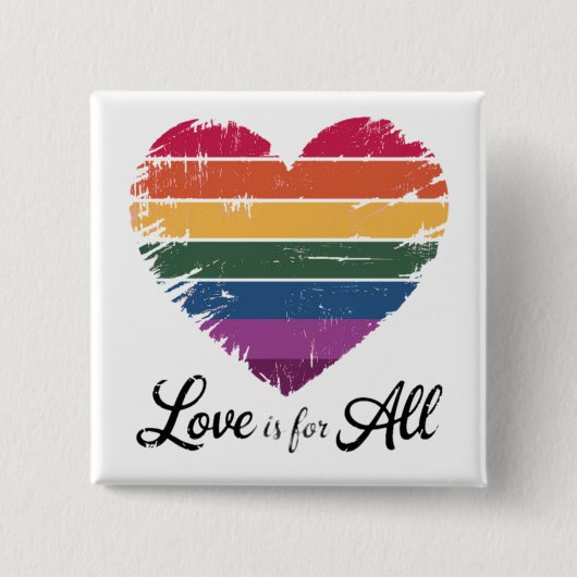 Liebe über HassGay Pride und Rechtshilfe Button (Vorderseite)