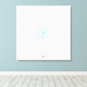 Liebe über leinwanddruck (Insitu (Holzboden))