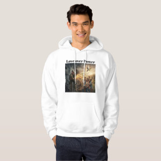 Liebe über Macht - Inspirierende Weltfriedensgrafi Hoodie