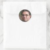Liebe überall verbreiten runder aufkleber (Tasche)
