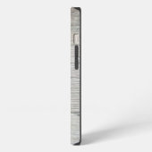Liebe überdauert Monogramm Holz iPhone-Hülle iPhone Hülle (Linke Seite)