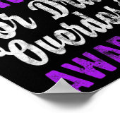 Liebe Überdosierung Bewusstsein bei Lila Pun Poster (Ecke)