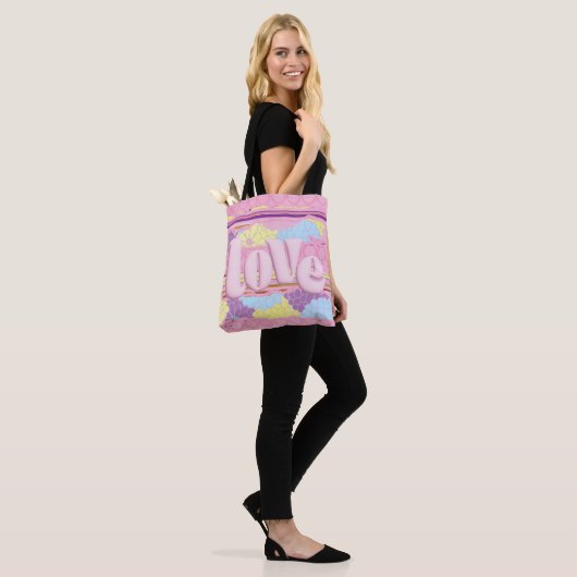 Liebe-Überdruckmedium Tasche (Am Model)