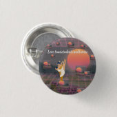 Liebe überwindet Multiverse Button (Vorne & Hinten)