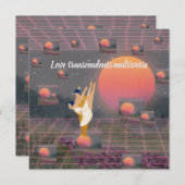Liebe überwindet Multiverse Einladung (Vorne/Hinten)