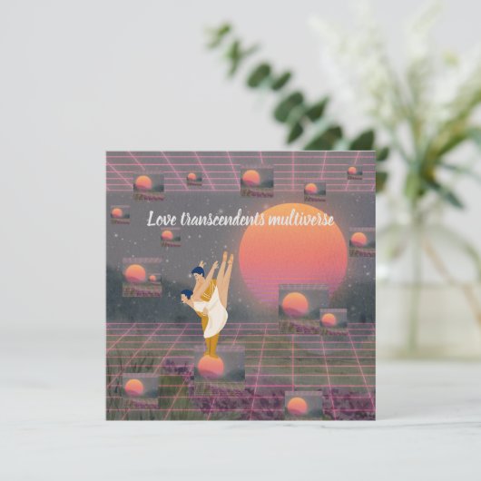 Liebe überwindet Multiverse Einladung (Stehend Vorderseite)