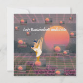 Liebe überwindet Multiverse Einladung (Vorderseite)