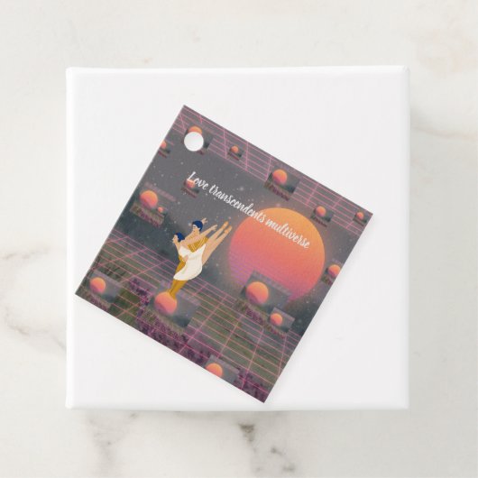 Liebe überwindet Multiverse Geschenkanhänger (Beispiel)