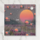 Liebe überwindet Multiverse Geschenkanhänger (Rückseite)