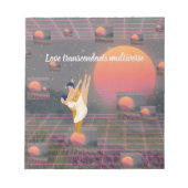 Liebe überwindet Multiverse Notizblock (Vorderseite)