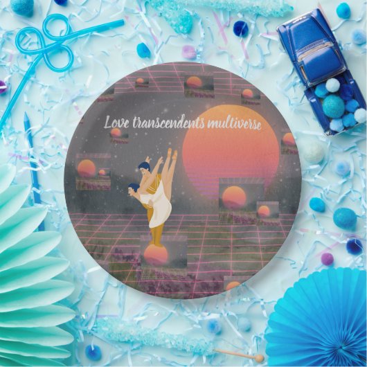 Liebe überwindet Multiverse Pappteller (Party)