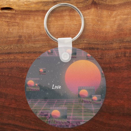 Liebe überwindet Multiverse Schlüsselanhänger (Rückseite)