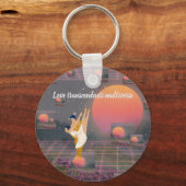 Liebe überwindet Multiverse Schlüsselanhänger (Vorderseite)