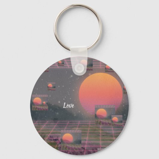 Liebe überwindet Multiverse Schlüsselanhänger (Rückseite)