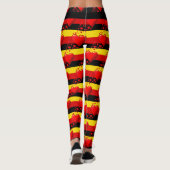 LIEBE UGANDA Red Hearts führen Ihre RACE Custom au Leggings (Rückseite)