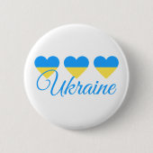 Liebe Ukraine Button (Vorderseite)