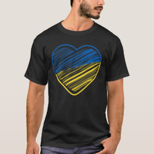 Liebe Ukraine Nationalflagge Ukraine ukrainischer T-Shirt