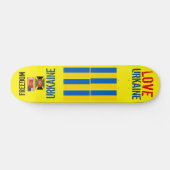 LIEBE UKRAINE Skateboard, 7¾ Zoll Deck Skateboard (Horizontal)