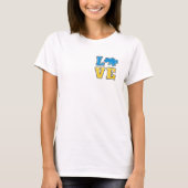 Liebe Ukraine T-Shirt (Vorderseite)