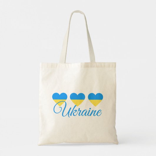 Liebe Ukraine Tragetasche (Rückseite)