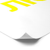 LIEBE ukrainische Flagge Poster (Ecke)