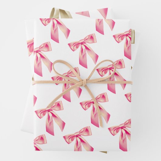 Liebe-Umhüllungspapier Set von 3 Geschenkpapier Set (Beispiel)