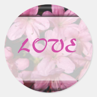 Liebe Umschlag Aufkleber