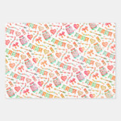 Liebe-Umschlagpapier 3 Blätter (Vorderseite 2)